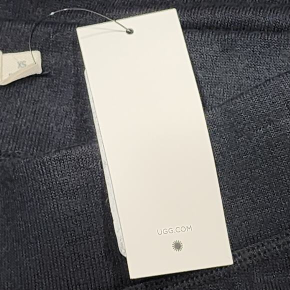 Ugg Brushed‎ Knit Pajama Pants Size XS Black Super Soft - Picture 5 of 8